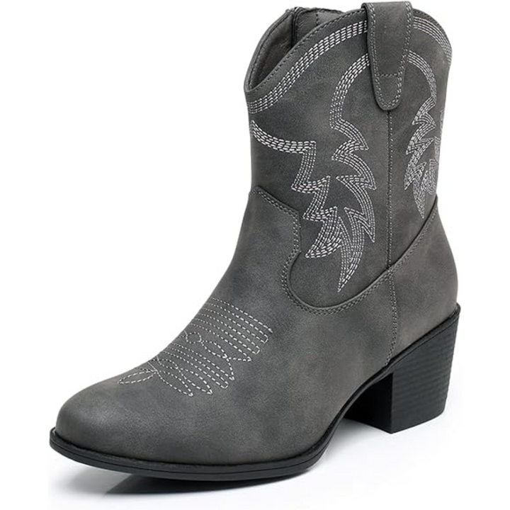 Klassische halbhohe Cowgirlstiefel - Tammy