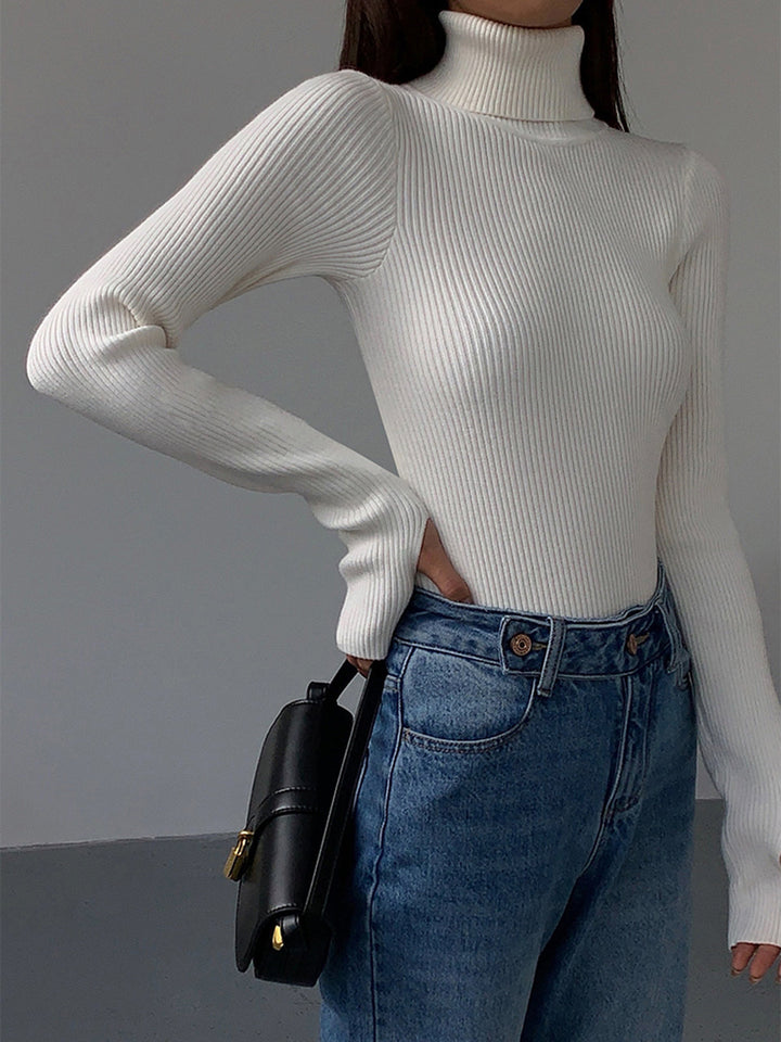 Greer | Gerippter Rollkragenpullover