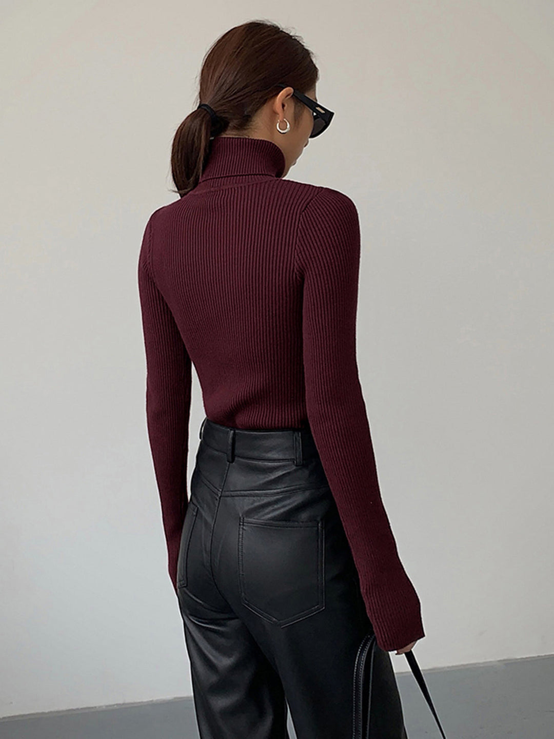 Greer | Gerippter Rollkragenpullover