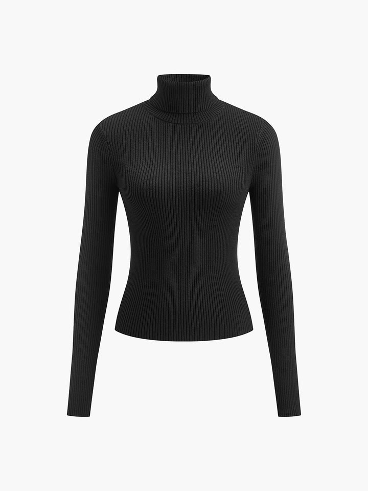 Greer | Gerippter Rollkragenpullover