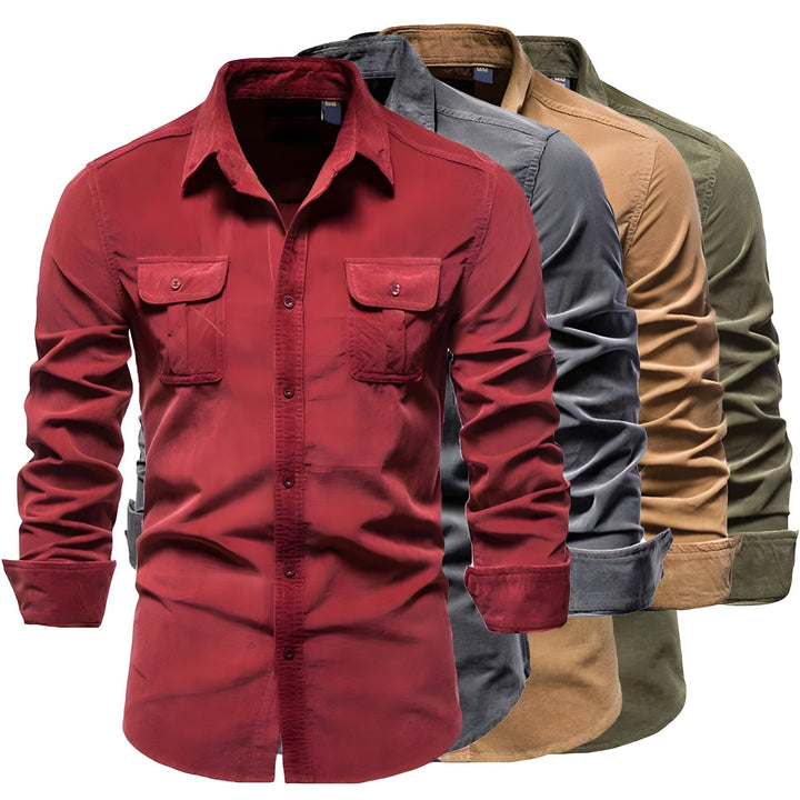 Ron | Eleganter Casual Langarmhemd für Herren
