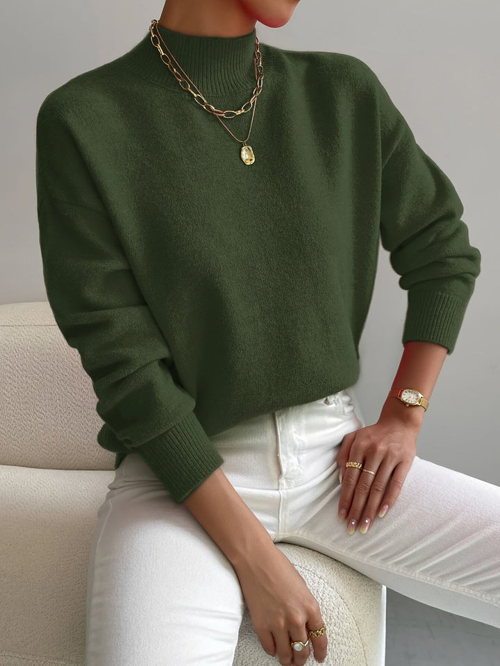 Harper | Weicher Mock-Neck Pullover