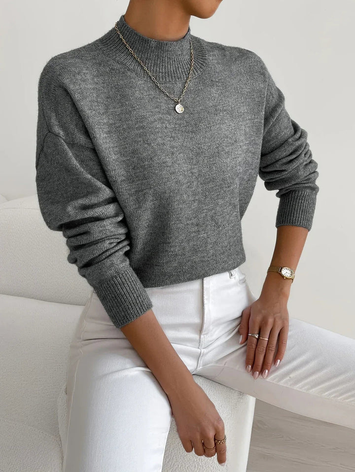 Harper | Weicher Mock-Neck Pullover