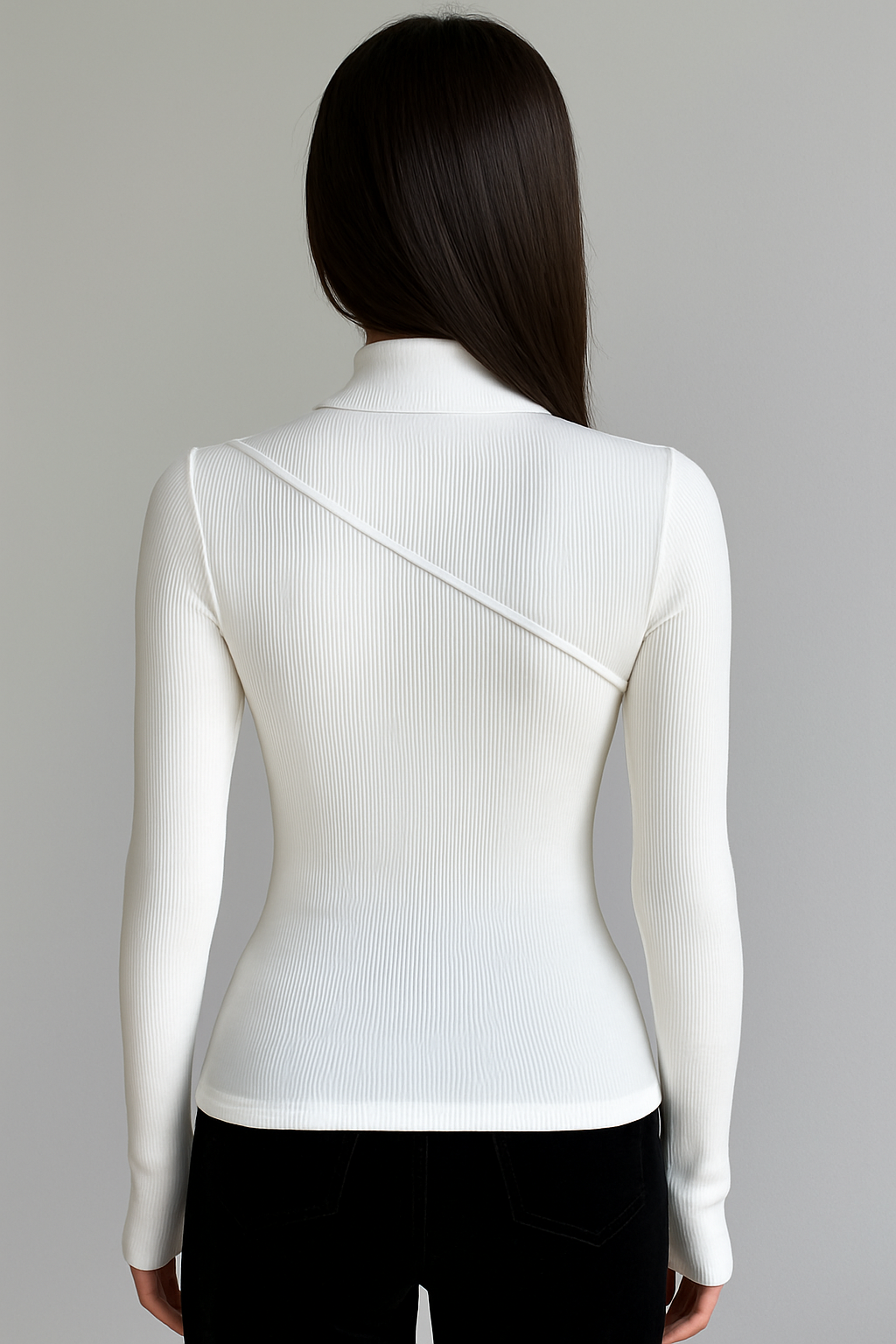 Vivienne | Elegantes Top mit Stehkragen