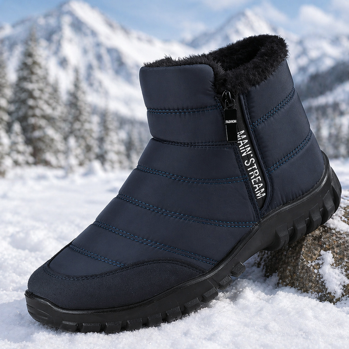 Emil | Bequeme Winterstiefel mit Reißverschluss und Wasserdichtem Fell