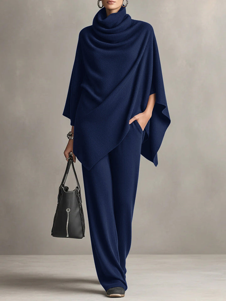 Draphelia | Elegantes, drapiertes Zweiteiler-Set