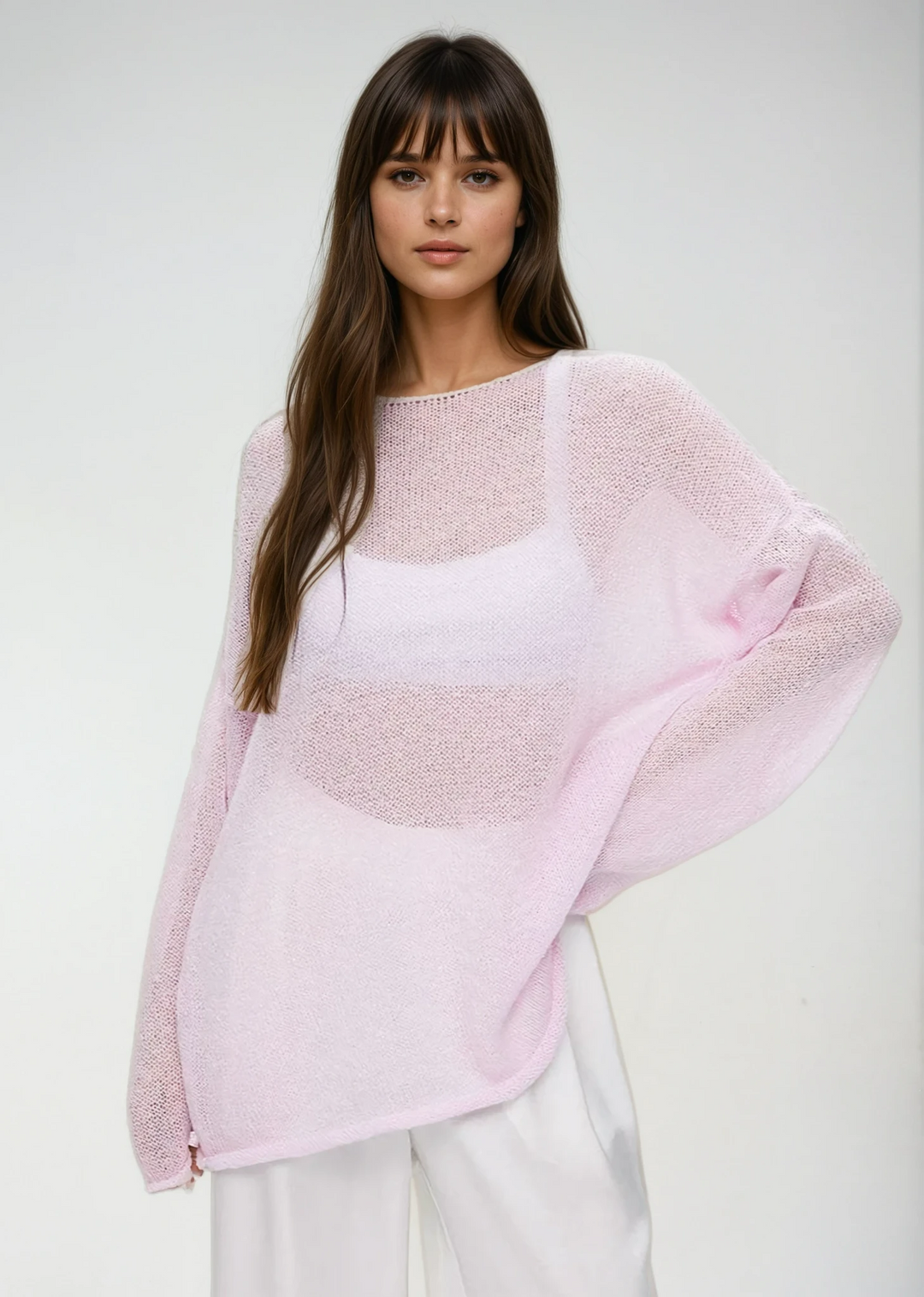 Elise | Luftiger Boot-Ausschnitt Pullover