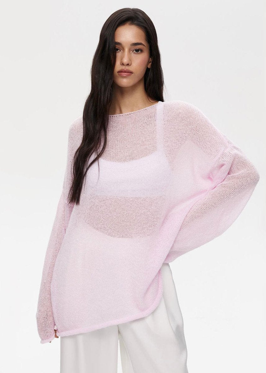 Elise | Luftiger Boot-Ausschnitt Pullover