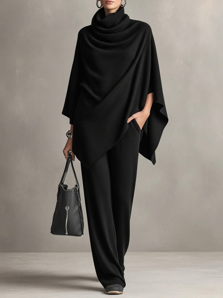 Draphelia | Elegantes, drapiertes Zweiteiler-Set