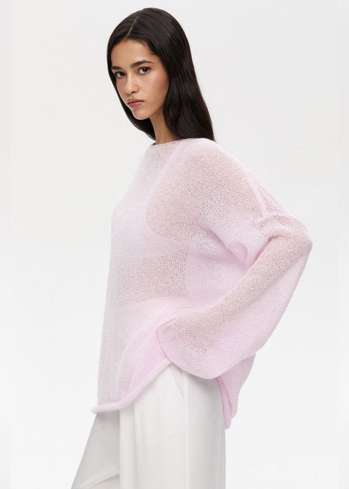Elise | Luftiger Boot-Ausschnitt Pullover