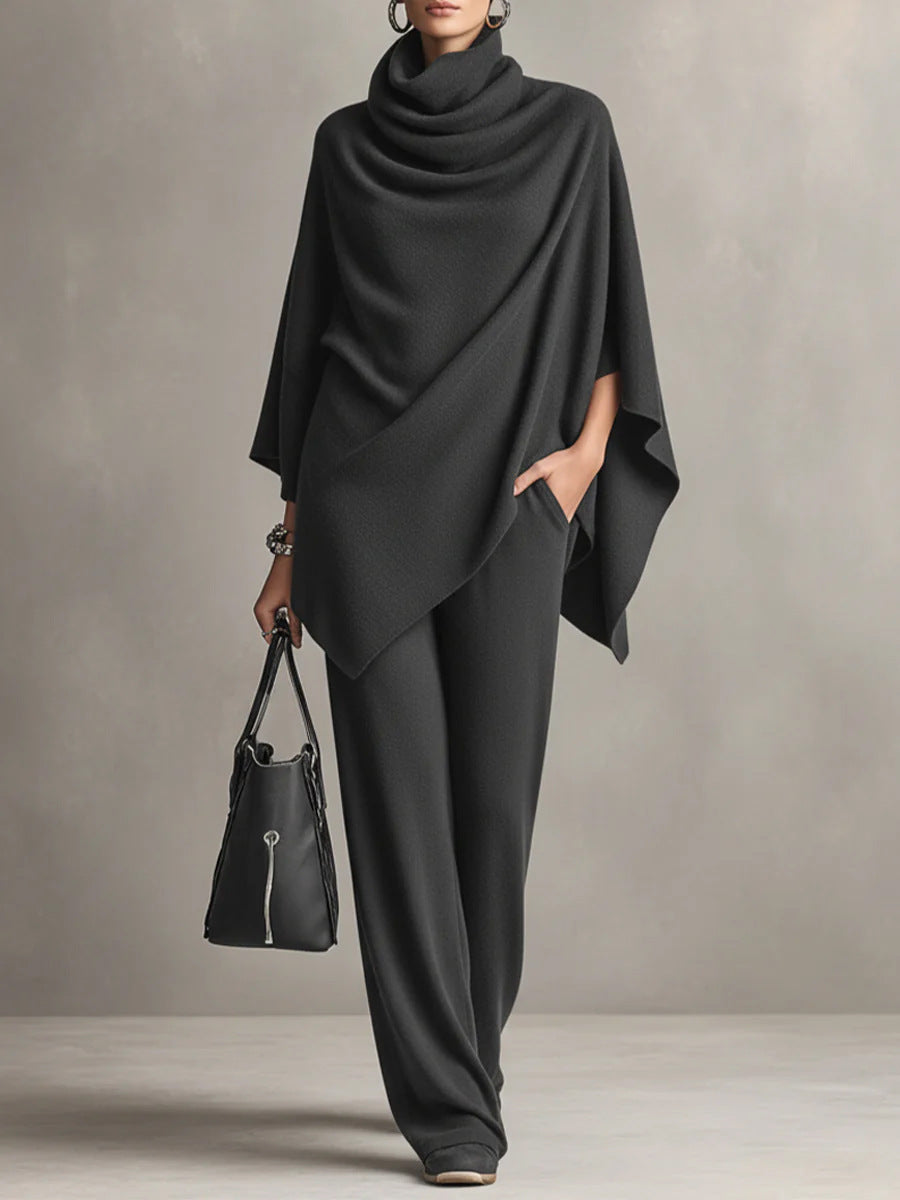 Draphelia | Elegantes, drapiertes Zweiteiler-Set