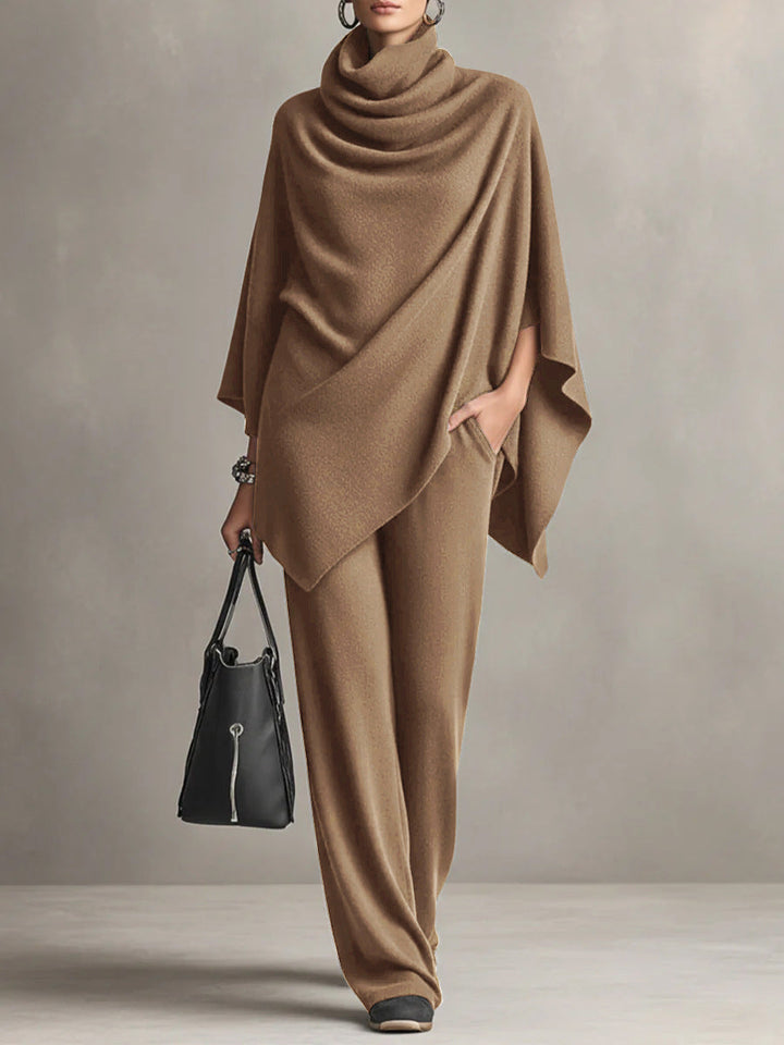Draphelia | Elegantes, drapiertes Zweiteiler-Set