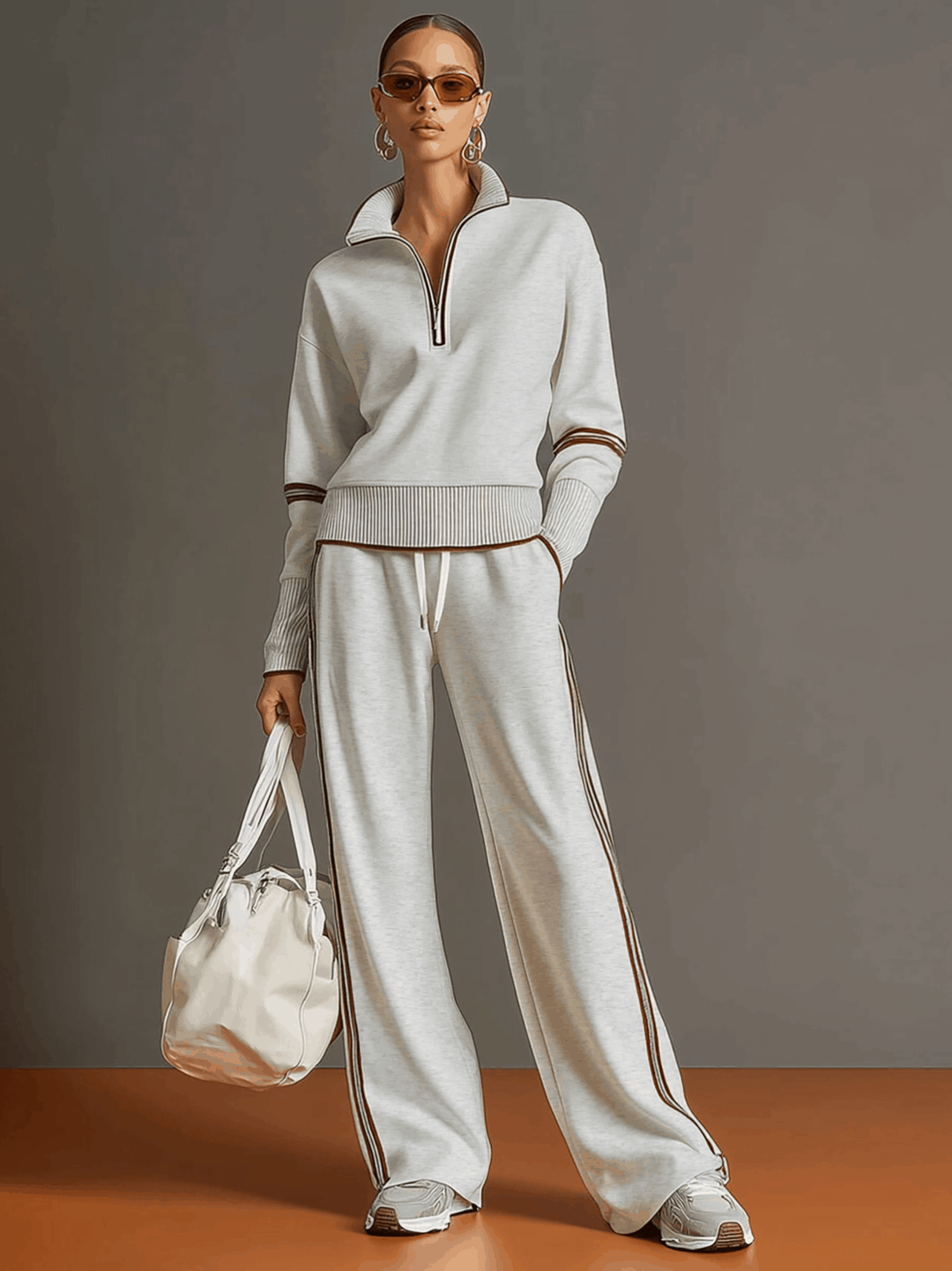 Marietta – Bluse und Hose mit weiten Beinen