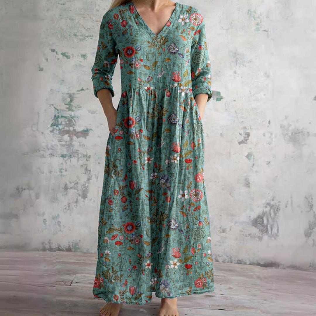 Rose™ – Blumenprint-Kleid für elegante Leichtigkeit