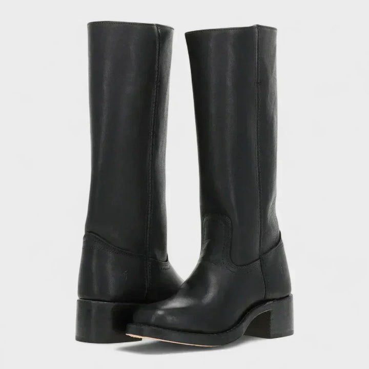 Vivia™ – Retro Lederstiefel