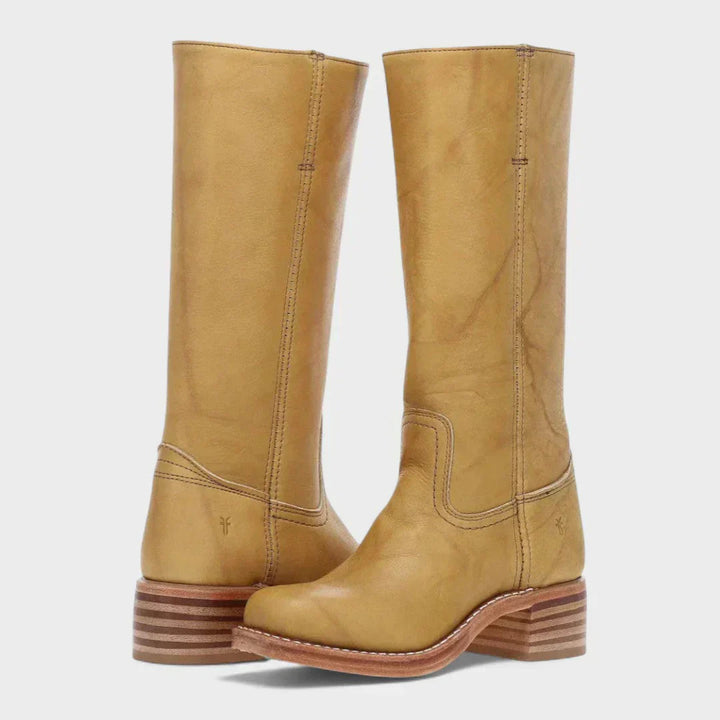 Vivia™ – Retro Lederstiefel