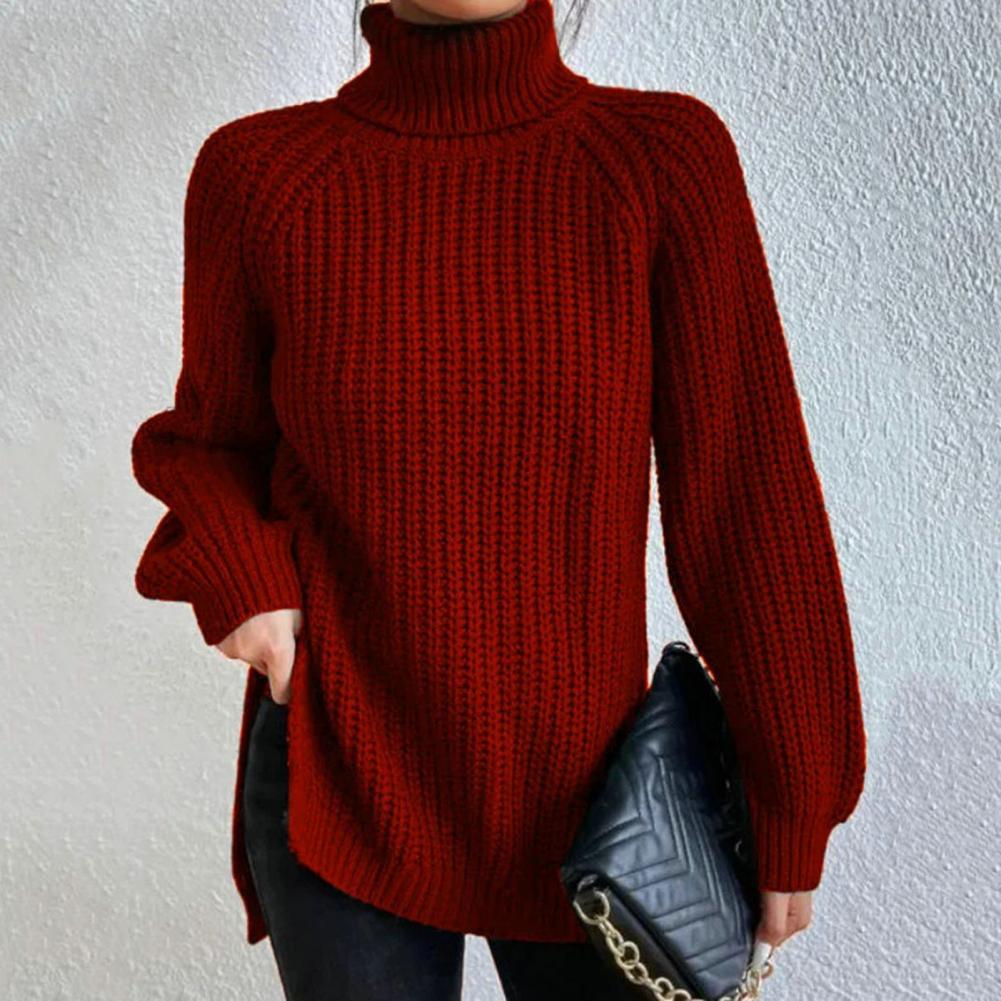 Ellaine | Weicher Rollkragenpullover für Damen aus Baumwolle