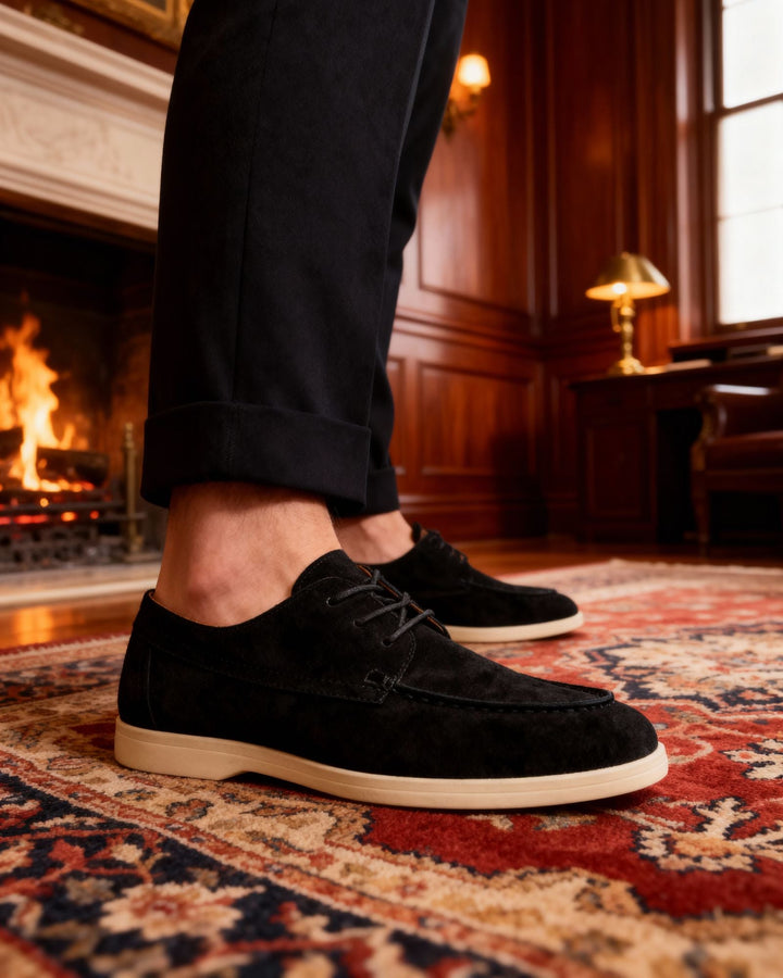 Weber - Premium Wildleder Schnürschuhe