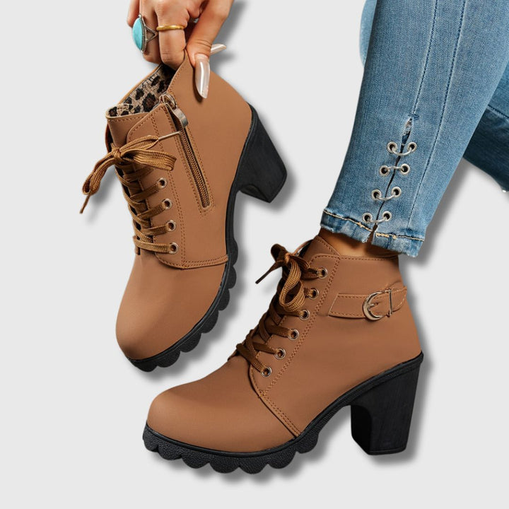 Melina – Casual Stiefeletten mit Absatz