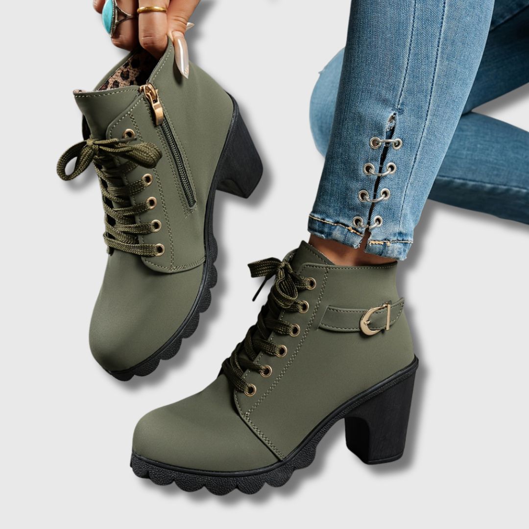 Melina – Casual Stiefeletten mit Absatz