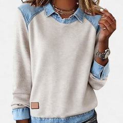Gloria | Kontrast-Panel Pullover