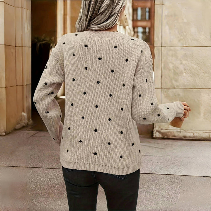 Ringelblume | Gemütlicher Pünktchen Strickpullover