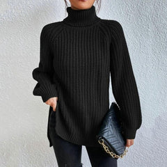 Ellaine | Weicher Rollkragenpullover für Damen aus Baumwolle