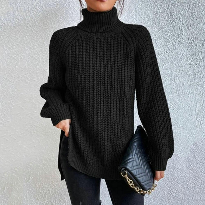 Ellaine | Weicher Rollkragenpullover für Damen aus Baumwolle