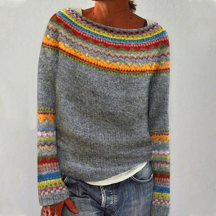 Elsa | Gemütlicher gestreifter Pullover
