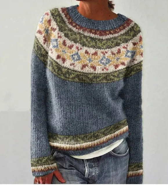 Elsa | Gemütlicher gestreifter Pullover