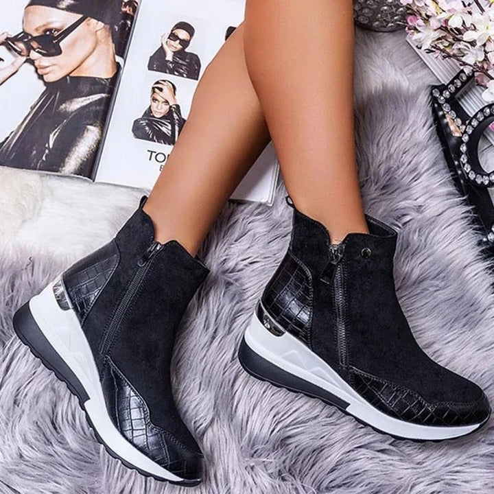 Stiefelette mit Reißverschluss
