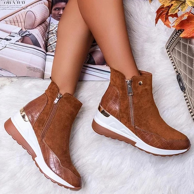 Stiefelette mit Reißverschluss