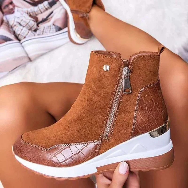 Stiefelette mit Reißverschluss