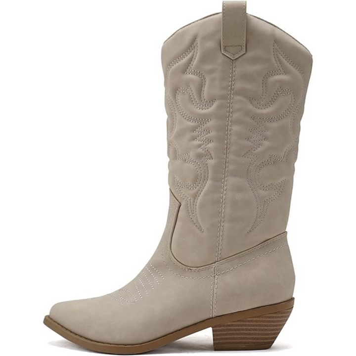 Stilvolle Western-Cowboystiefel mit spitzer Spitze - Gracia