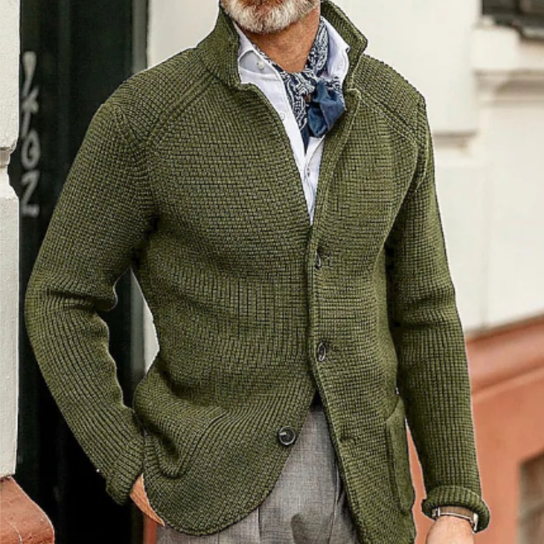 Brix | Stilvoller und Warmer Herren Strickcardigan