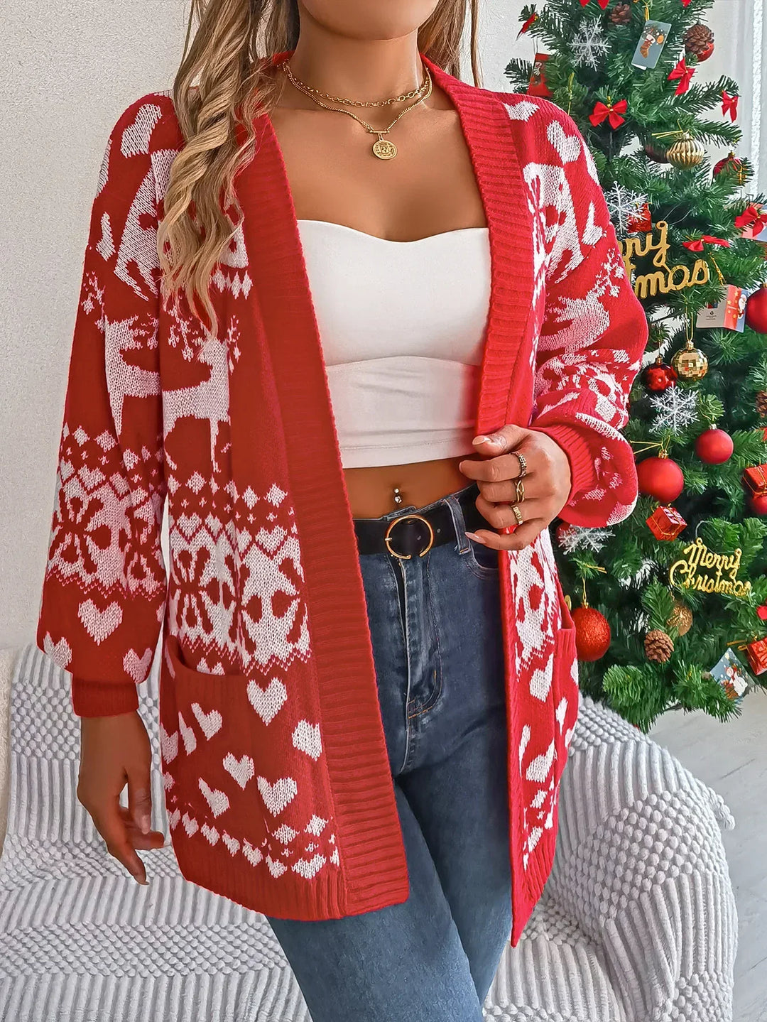 Wynter | Festlicher Weihnachtscardigan