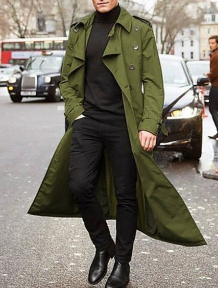 Simon | Moderner Herren Trenchcoat mit Schlichtem Design