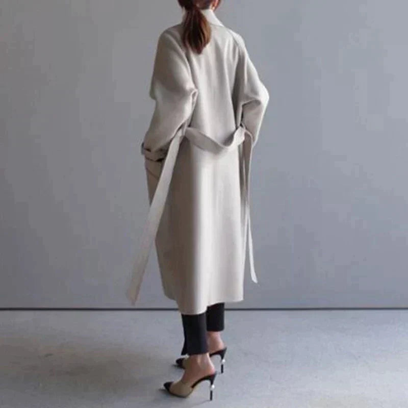 CECILAS | Langer Wollmantel