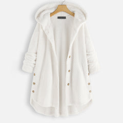 ALEXIS | Unisex Winter Wende-Fleece-Jacke mit Kapuze