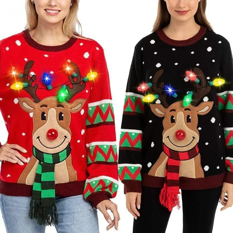 Holly | Leuchtender Weihnachts-Pullover
