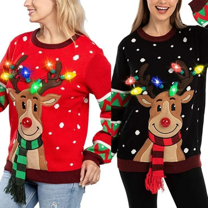 Holly | Leuchtender Weihnachts-Pullover