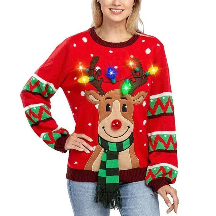 Holly | Leuchtender Weihnachts-Pullover