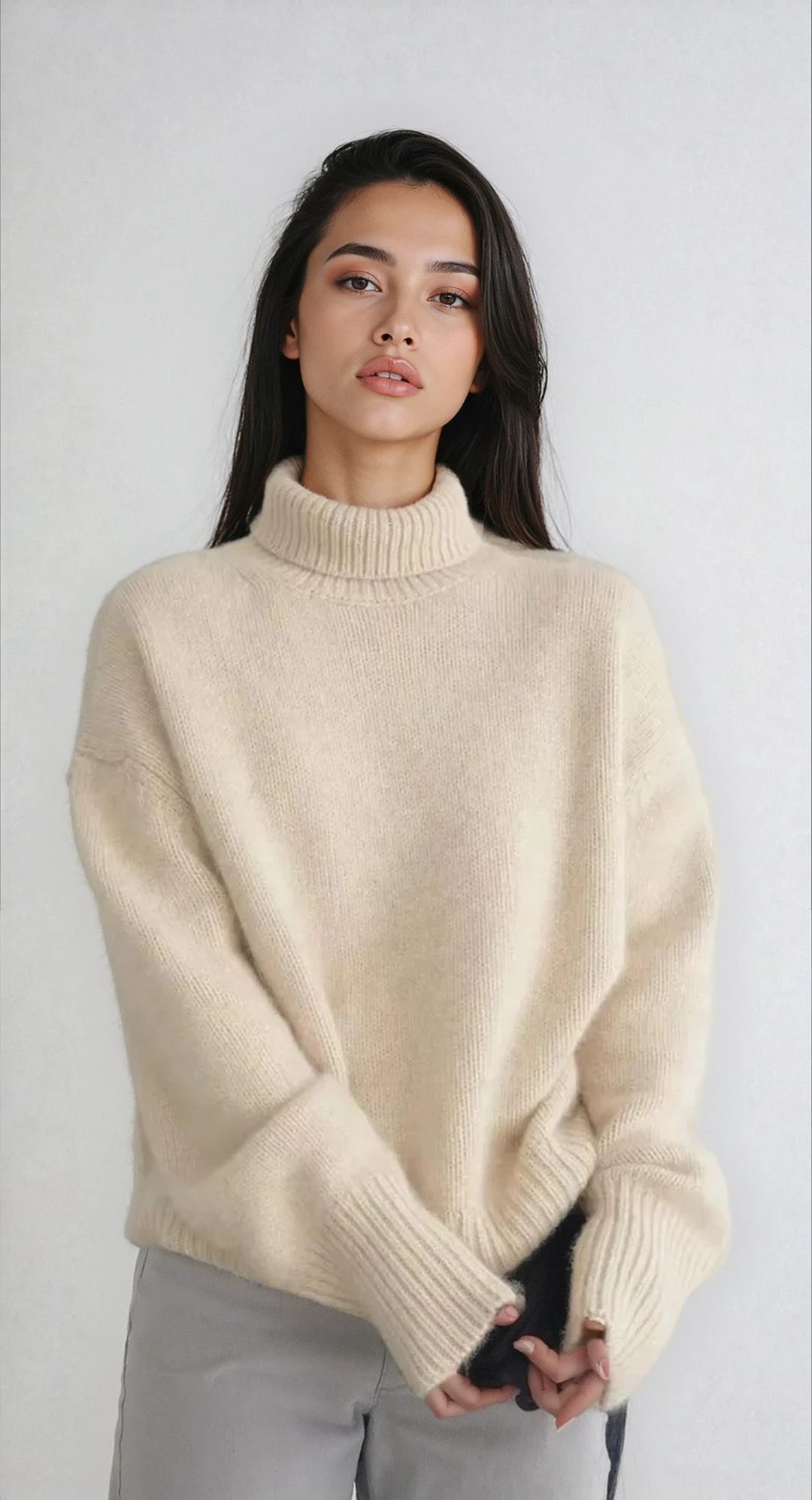 Colette Grace | Entspannter Rollkragenpullover
