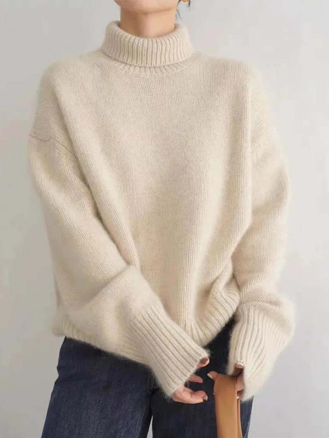 Colette Grace | Entspannter Rollkragenpullover