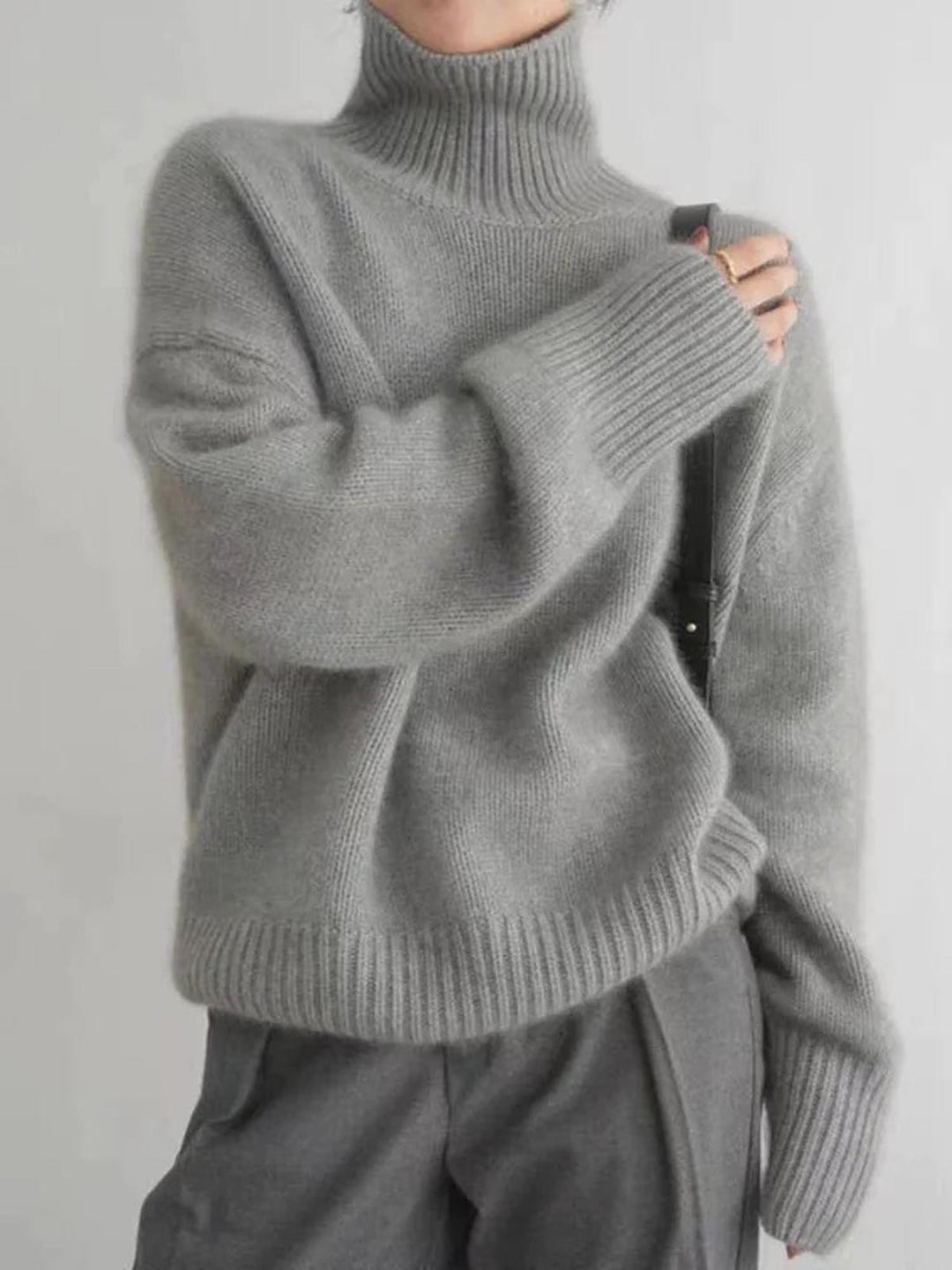 Colette Grace | Entspannter Rollkragenpullover