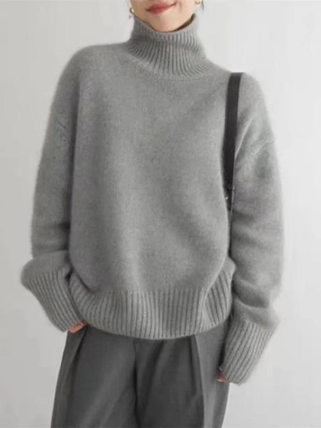 Colette Grace | Entspannter Rollkragenpullover