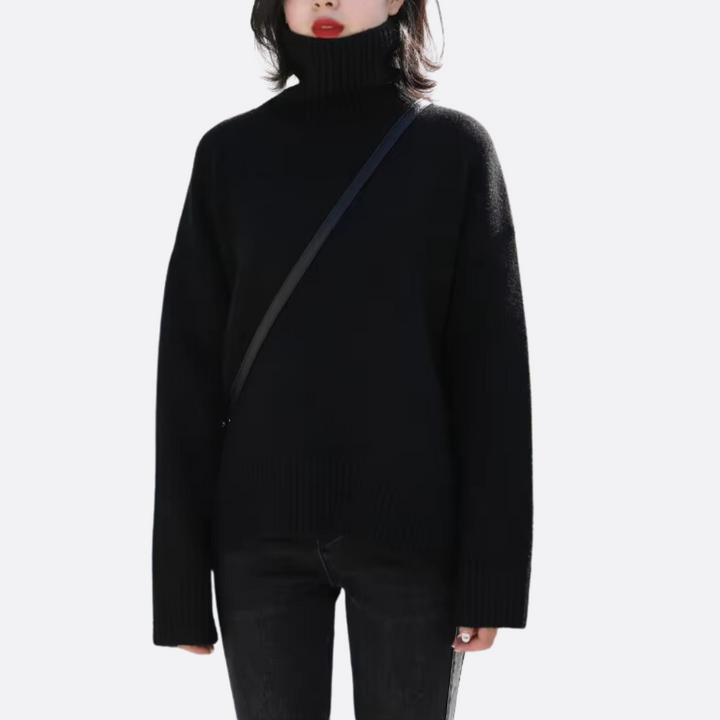 Elowen | Lässiger Rollkragenpullover
