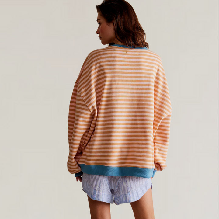 Florenz | Entspannter gestreifter Pullover