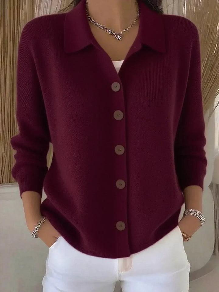Mila™ – Elegants Strickjäckli mit Chnöpf