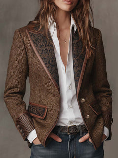 MOREAU LYON | BLAZER STRUCTURÉ ARTISTIQUE POUR FEMMES